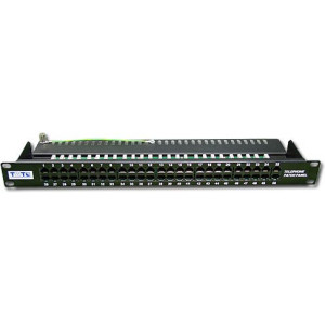 Voice patch panel, 19", 1U, 25 RJ-45 port